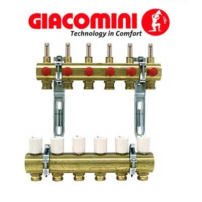 Фото товара Гребенка для теплого пола Giacomini R553FY5 (5 контуров).